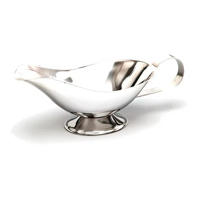 Steel Sauce Boat 10 x 18 x H: 7 cm