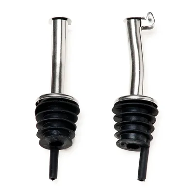 Steel Bottle Pourer Set of 2
