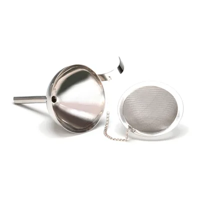 Steel Bar Funnel with Strainer