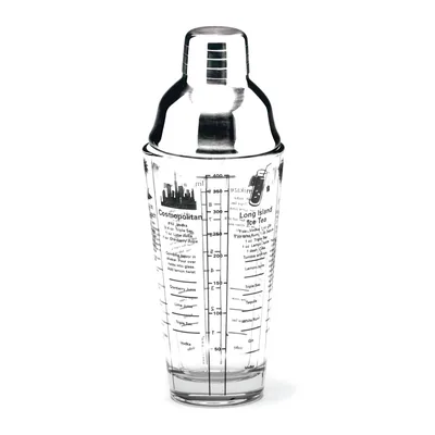 Glass and Steel Shaker 500 cl