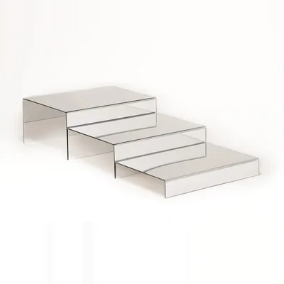 Mirrored Display Stand 26 x 35 x H