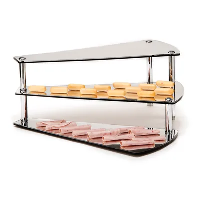 Mirrored Display Stand / Captain 60 x 56 x H: 24 cm