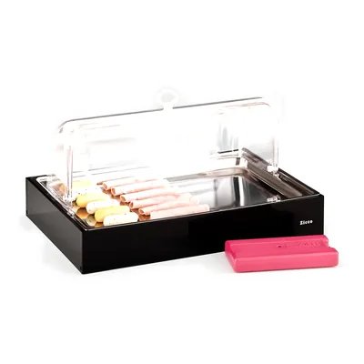 Polikarbonat Rolltop Kapaklı Soğutuculu Teşhir / Küçük 45 x 30 cm