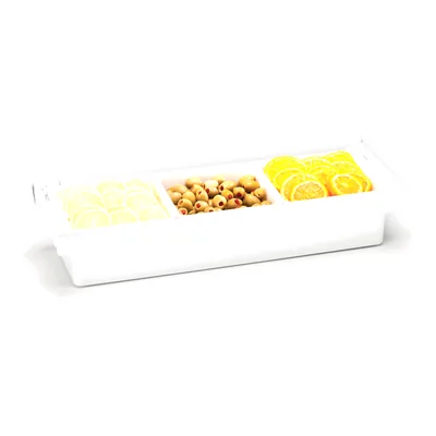 Polikarbonat Kapaklı Bar Konteyneri 50 x 16 x H: 9,5 cm