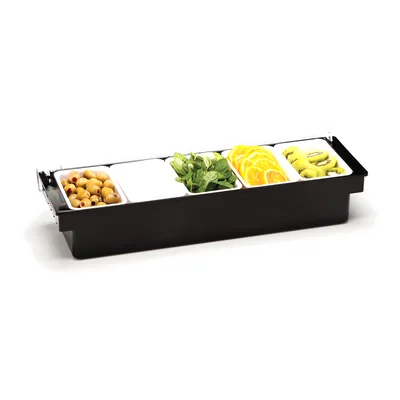 Bar Container with Polycarbonate Cover 50 x 16 x H: 9,5 cm