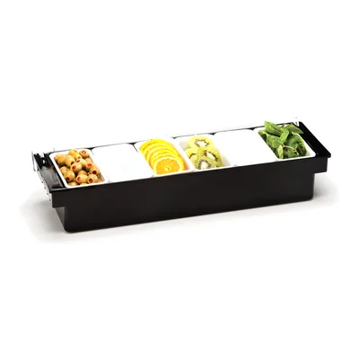 Bar Container with Polycarbonate Cover 50 x 16 x H: 9,5 cm