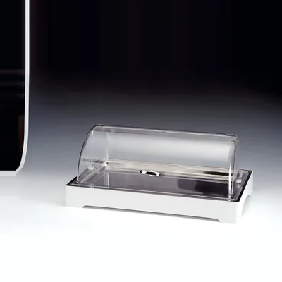 Polikarbonat Rolltop Kapaklı Soğutuculu Teşhir / Büyük 57 x 37 cm