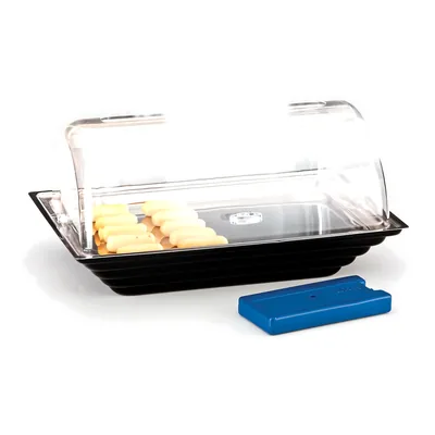 Polikarbonat Rolltop Kapaklı Soğutuculu Teşhir 43,5 x 28,5 x H: 23 cm