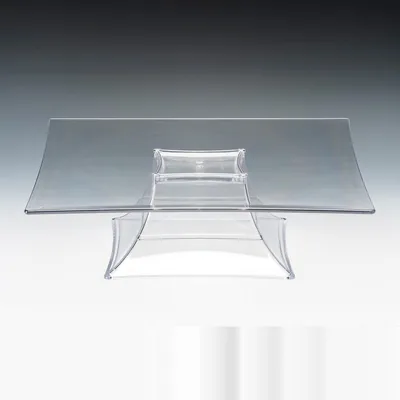 Polycarbonate Display Stand 35 x 35 x H: 10,5 cm