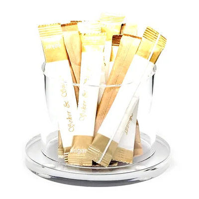 Acrylic Sugar Stick Holder Ø 8 - 10 x H: 7 cm