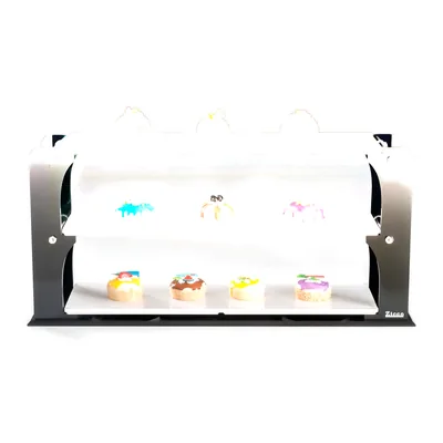 Melamin Tepsili Teşhir Standı 20 x 80 x H: 37 cm