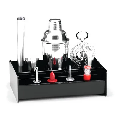 Bar Tool Set with Acrylic Stand 18 x 28 x H: 8,5 cm