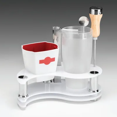Bar Tool Set with Acrylic Stand 14 x 25 x H: 8 cm