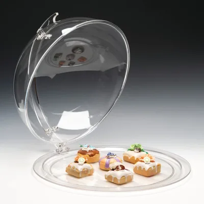 Bell Jar with Polycarbonate Tray and Fixed Lid Ø 50 x H: 26 cm