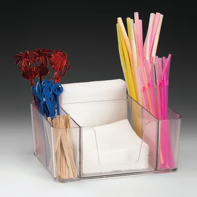 Polikarbonat Bar Pipetlik ve Peçetelik 19,5 x 24,5 x H: 10,5 cm