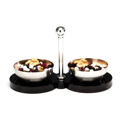 Steel Snack Bowls with Acrylic Stand (304)