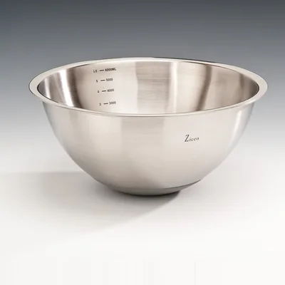 Steel Mixing Bowl 6 lt (SİLİKON ALTLI)