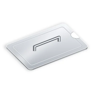 Gastronorm Lid with Ladle Notch GN 1/4