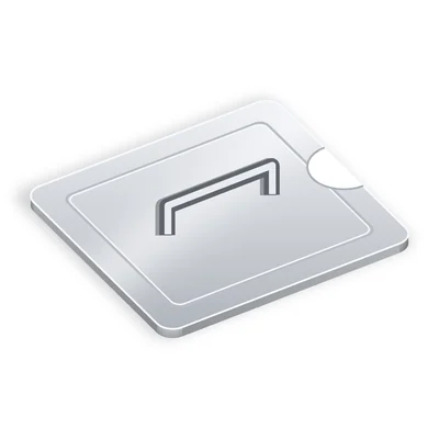 Gastronorm Lid with Ladle Notch GN 1/6