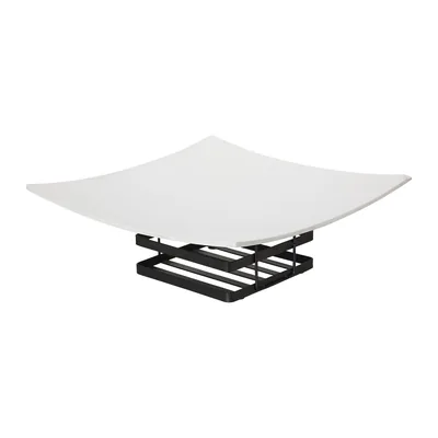 Buffet Set (Melamine Bowl + Metal Riser) 42 x 42 x 5 cm
