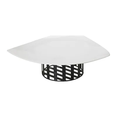 Buffet Set (Melamine Bowl + Metal Riser) 44.5 x 44.5 x 7 cm