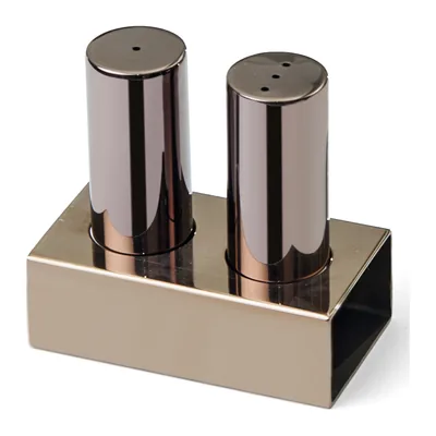 2-Piece Slim Round Salt & Pepper Set Copper