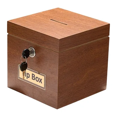Wooden Tip Box 18 x 18 x 18 cm