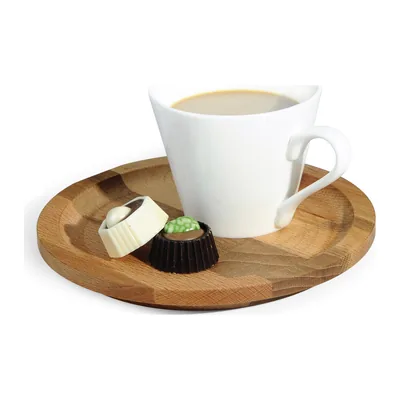Round Instant Coffee Serving Board 17 cm