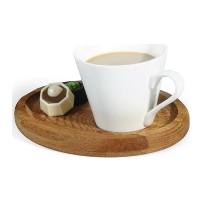 Oval Instant Coffee Serving Board 14 x 18 cm
