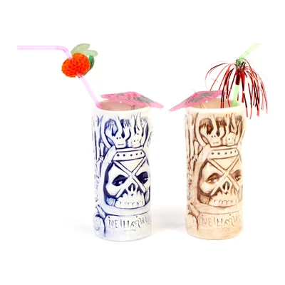 Ceramic Tiki Cocktail Mug 380 cc