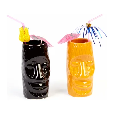 Ceramic Tiki Cocktail Mug 500 cc