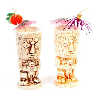 Ceramic Tiki Cocktail Mug 500 cc