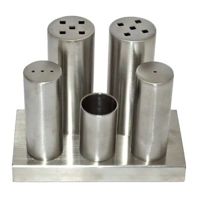 Everest Large Round Salt & Pepper Set 15 x 8 x 11 cm
