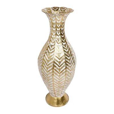 قطعة ديكور معدنية 26 x 26 x H68.6 سم