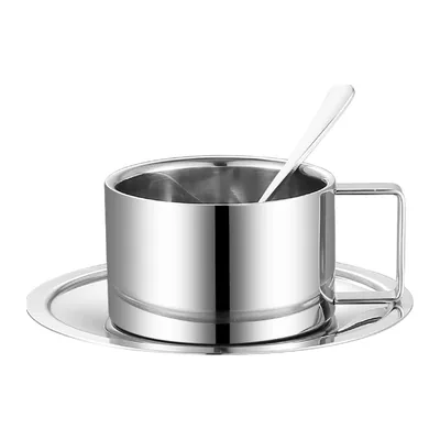 Steel Coffee Cup Set 200 ml