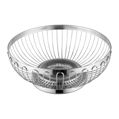 Stainless Steel Bread Basket 20 x 15 x 6.5 cm