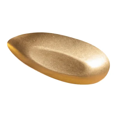 Retro Buffet Serving Plate Gold 30 x 14.5 x 3.3 cm