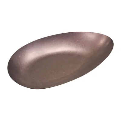 Retro Buffet Serving Plate Copper 30 x 14.5 x 3.3 cm
