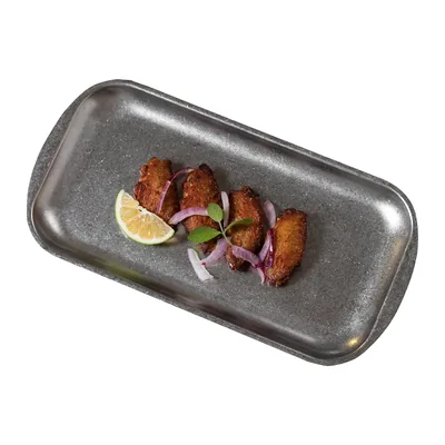 Retro Buffet Serving Plate 41 x 23 x 1.5 cm