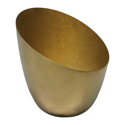Retro Buffet Serving Plate Gold 13.6 x 14.5 cm