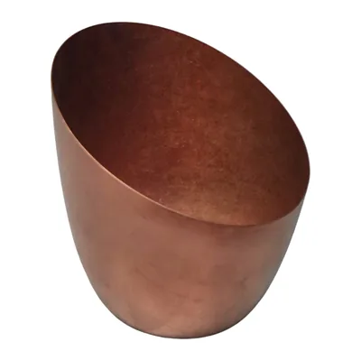 Retro Buffet Serving Plate Copper 13.6 x 14.5 cm