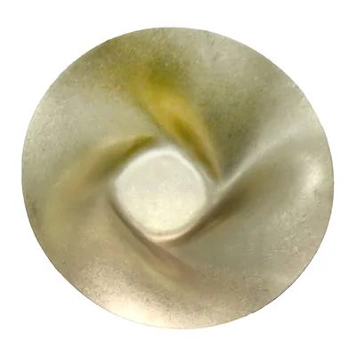 Retro Buffet Serving Plate Gold 26 x 8 cm