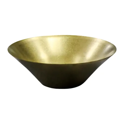 Retro Buffet Serving Plate Gold 28 x 9.5 cm