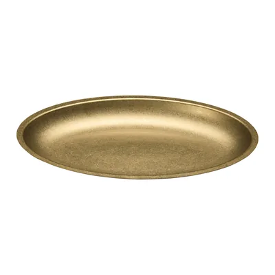 Retro Buffet Serving Plate Gold 30 x 18.2 x 2.7 cm