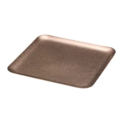 Retro Buffet Serving Plate Copper 19.2 x 19.2 x 0.5 cm