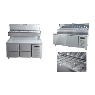 Pizza and Salad Preparation Refrigerator