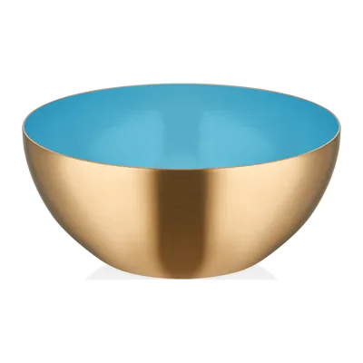 Star Nut Bowl Blue, Gold PVD