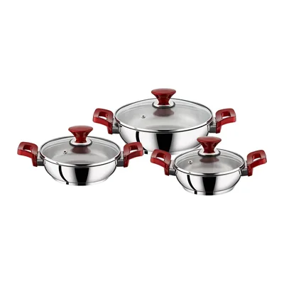 Stainless Steel Omelette Pan Set 6 Pieces