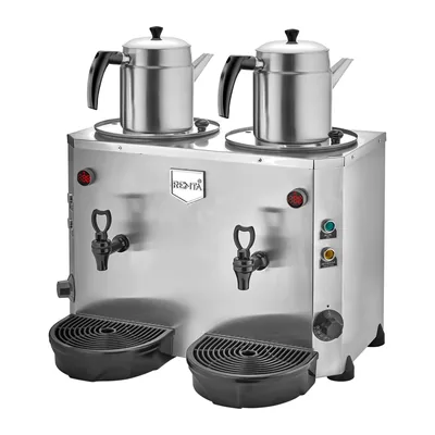 Mini Jumbo Çift Hazneli Çay Makinesi 9+9 lt