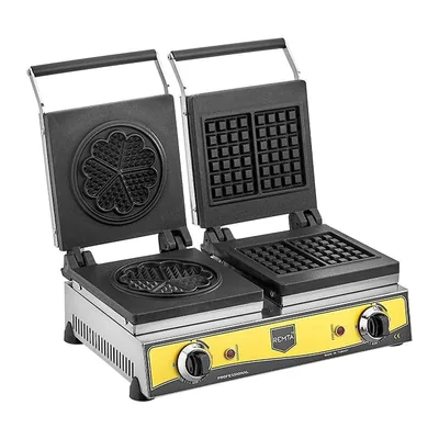 Double Waffle Maker Square + Flower